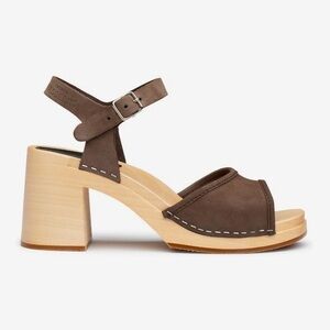 Swedish Hasbeens Inger Chunky Heel Sandals 40